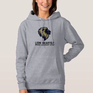 Moedig bij elke stap Inspirerend ontwerp Hoodie