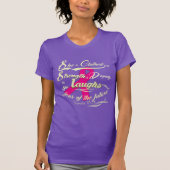 Moedig-Borstkankerbewustzijn T-shirt (Voorkant)