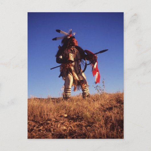Moedig briefkaart Ute_Warrior (Voorkant)