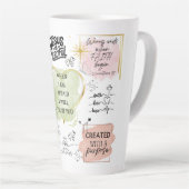 Moedig comfort latte mok (Rechterhoek)