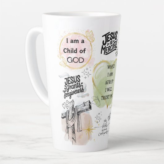 Moedig comfort latte mok (Linkerhoek)