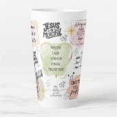 Moedig comfort latte mok (Voorkant)