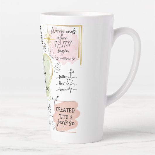 Moedig comfort latte mok (Rechts)