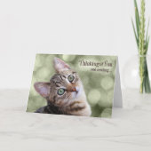 Moedig denken aan je Tabby Kitten Kaart (Voorkant)