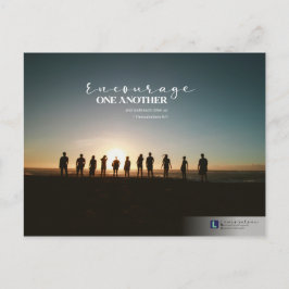 Moedig elkaar aan (1 Thessaliërs 5:11) Briefkaart