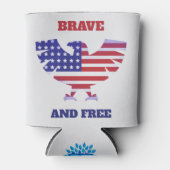 Moedig en vrij blikjeskoeler (Voorkant)