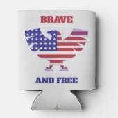 Moedig en vrij blikjeskoeler (Achterkant)