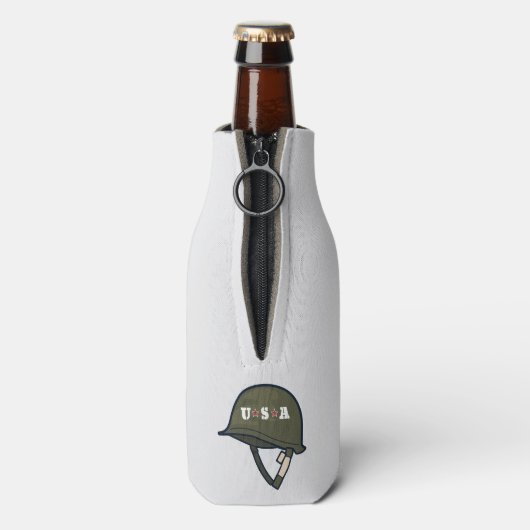 Moedig en vrij flesjeskoeler (Fles Achterkant)