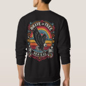 Moedig en vrij trui (Achterkant)