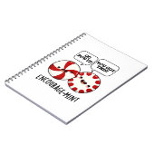 Moedig Funny Snoep Pun aan Notitieboek (Linkerzijde)