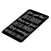 Moedig geloof inspiratie aan, God is groter! Magneet (Linkerzijde)