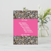 Moedig haar flat Wenskaart aan (Staand voorkant)