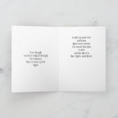 Moedig hart Wenskaart Kaart (Binnen)