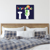 Moedig het Korte Canvas van de Opleiding van Potty Afdruk (Insitu (Slaapkamer))