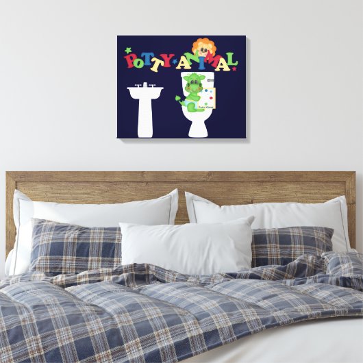 Moedig het Korte Canvas van de Opleiding van Potty Afdruk (Insitu (Slaapkamer))
