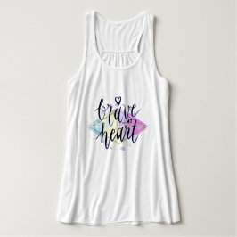 Moedig in hart Boheemse stijl Tanktop