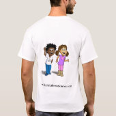 Moedig je kind aan, verlicht en geef het kracht! t-shirt (Achterkant)