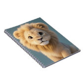 Moedig Klein Leeuwen Notitieboek (Rechterzijde)