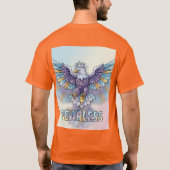 Moedig Kristal Adelaar Embleem T-shirt (Achterkant)