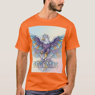 Moedig Kristal Adelaar Embleem T-shirt