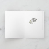 Moedig me aan om "te lopen door geloof" kaart (Binnen)