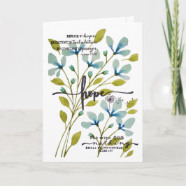 Moedig me hoop aan kaart