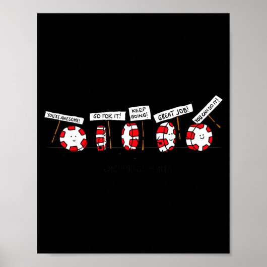 Moedig Mints Marcherend - Grappige Pepermunt Poster (Voorkant)