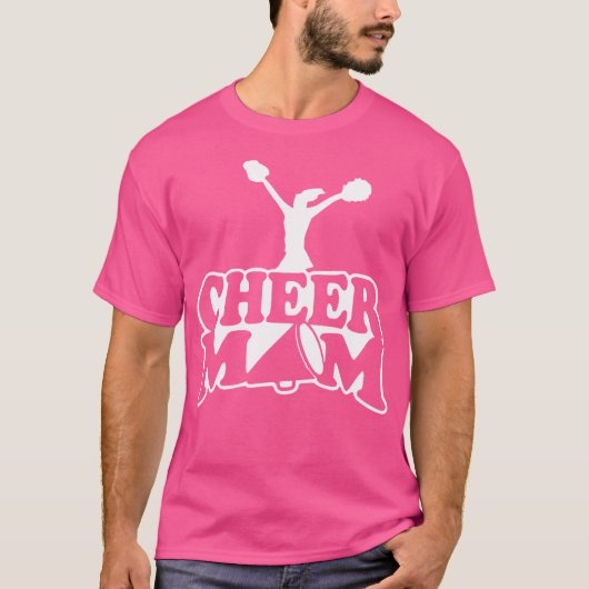 Moedig Moeder Cheerleading Moeder Voor Vrouwen T-shirt (Voorkant)