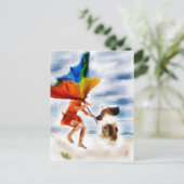 moedig optreden briefkaart (Staand voorkant)