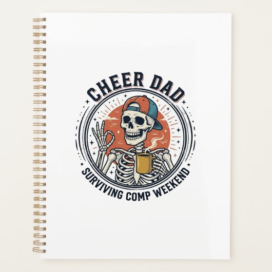 Moedig Papa om Comp Weekend Skelet Shirt_1 te over Planner (Voorkant)