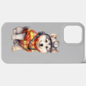 Moedige brandweerman Siberische Husky hond eren Case-Mate iPhone Case (Achterkant (horizontaal))