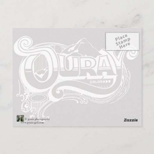 moedige colorado briefkaart (Achterkant)