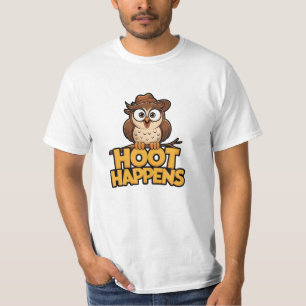 Moedige Design voor uil liefhebbers T-shirt