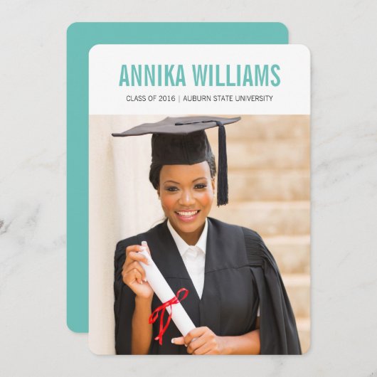 Moedige en kleurrijke aankondiging van het moderne (Voorkant / Achterkant)