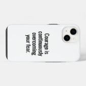 Moedige iPhone Hoes Hoesje (Achterkant horizontaal)