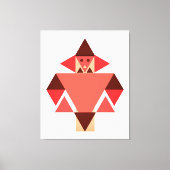 moedige kapitein canvas afdruk (Voorkant)