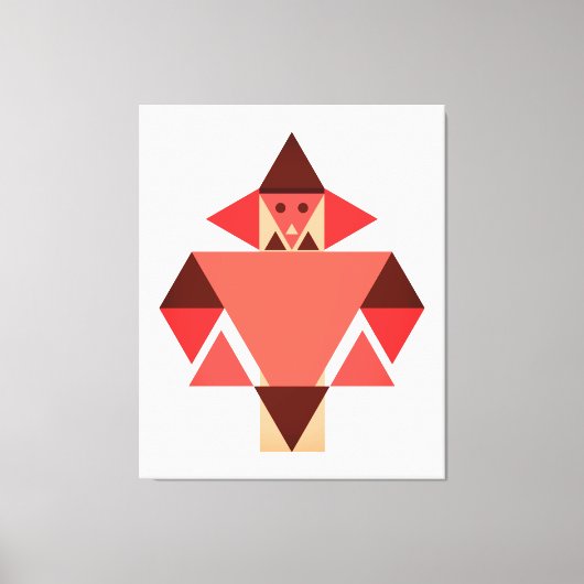 moedige kapitein canvas afdruk (Voorkant)