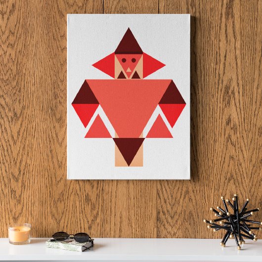 moedige kapitein canvas afdruk