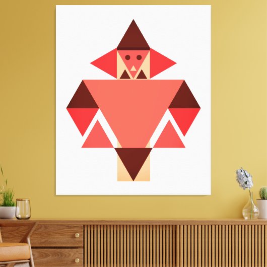 moedige kapitein canvas afdruk (Insitu (Woonkamer))