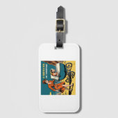 moedige karavaan bagagelabel (Voorkant (verticaal))