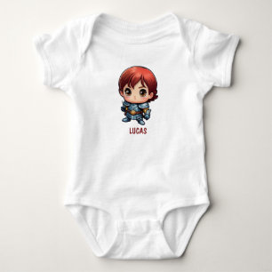 Moedige Kleine Ridder Baby Bodysuit