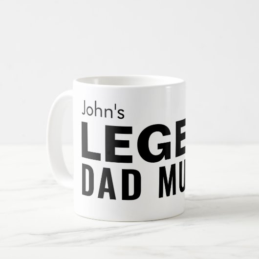 Moedige Legende Papa Mok Vaderdag  (Voorkant links)