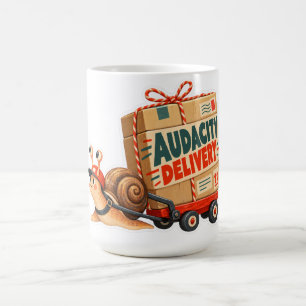 Moedige Levering Grappige Slak Koffiemok
