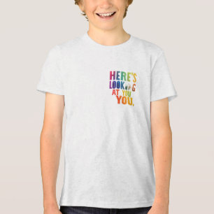 Moedige, minimalistische Mode Tri-Blend Shirt