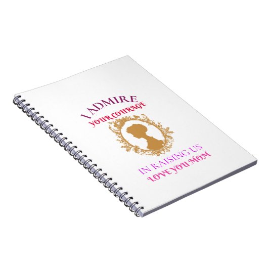 moedige moeder notitieboek (Rechterzijde)