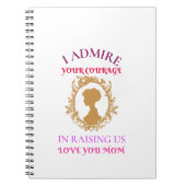 moedige moeder notitieboek (Voorkant)
