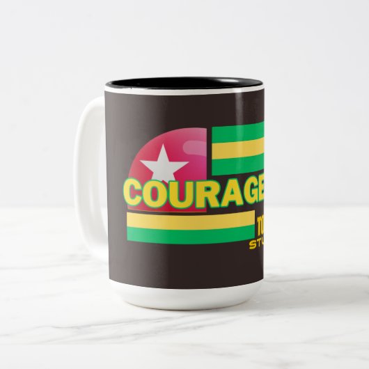 moedige Mok van togolese studenten (Voorkant links)