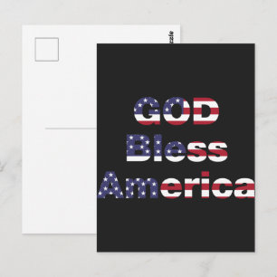 Moedige Patriottische Boodschapper Briefkaart - Go