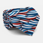 moedige patriottische golven stropdas (Opgerold)