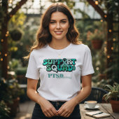 Moedige Teal PTSD Steun Team Tri-Blend Shirt